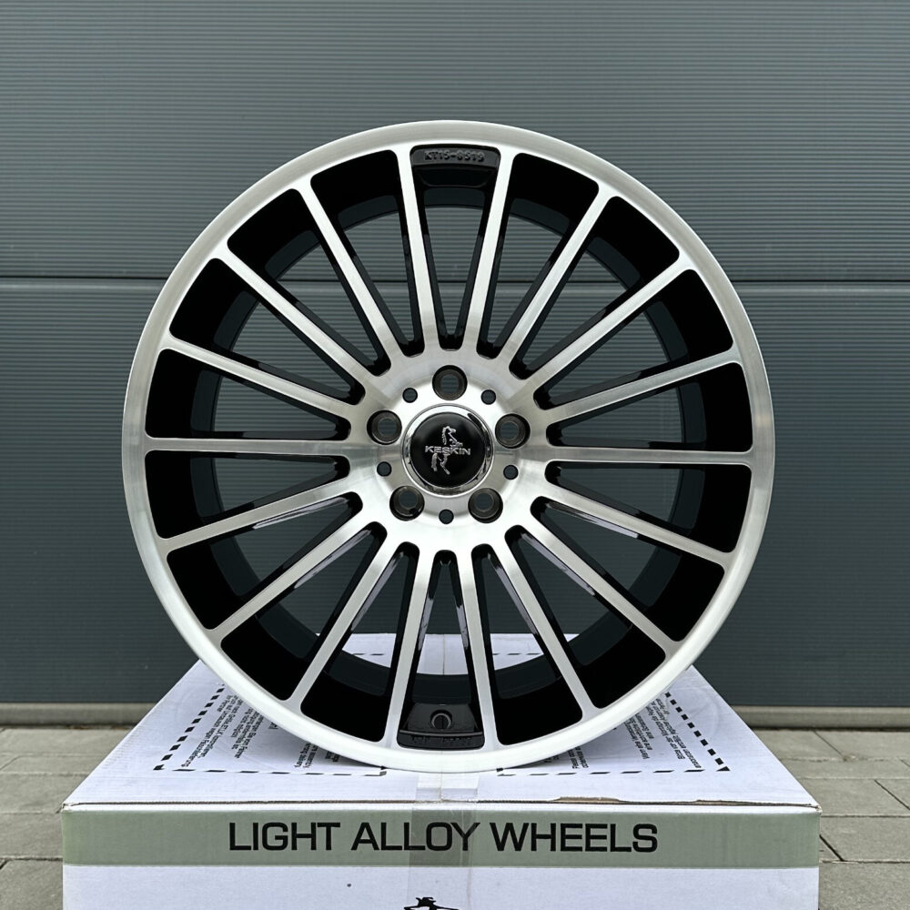 19 Zoll Felgen KT15 schwarz silber VW Golf 6 7 8 GTI GTD GTE Passat B6 B7 B8 B9